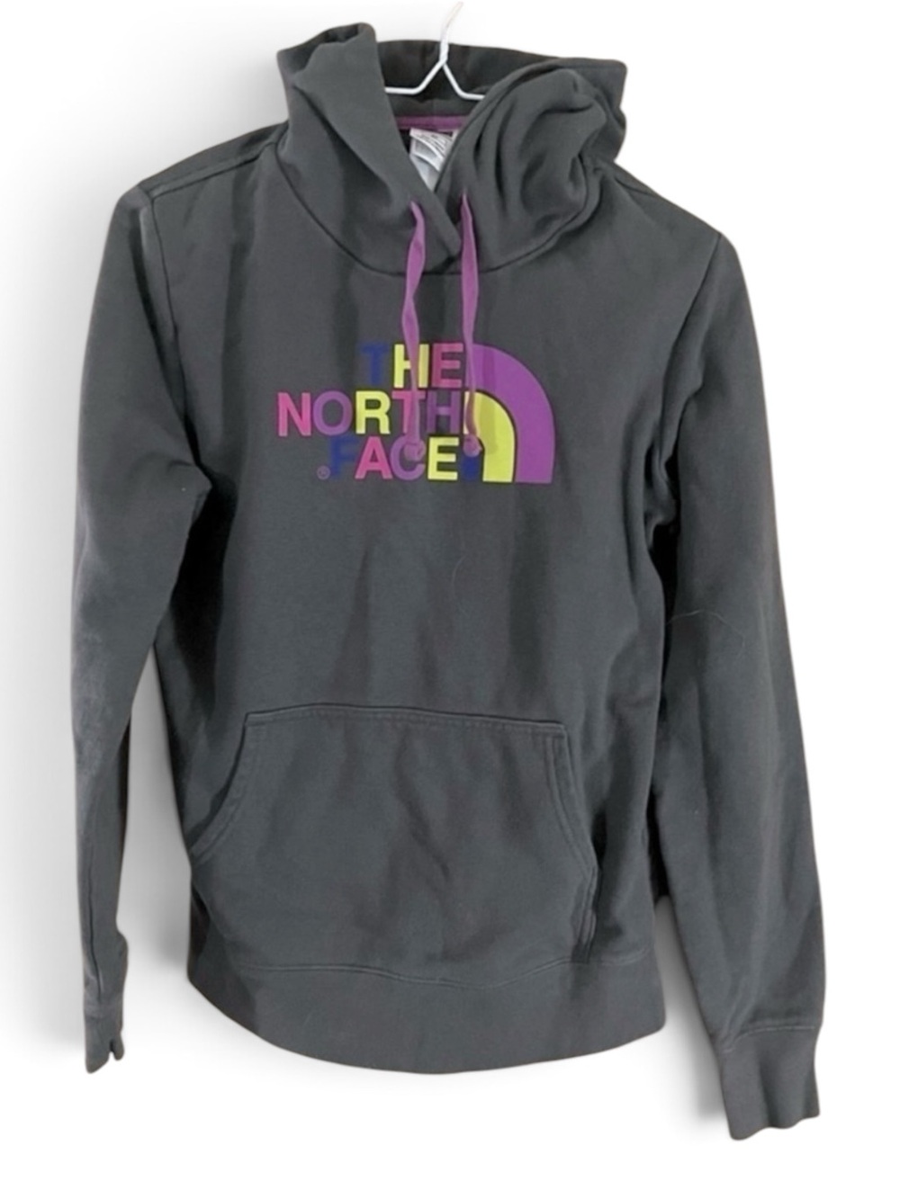 The North Face Logo Pullover Gray Hoodie Sweatshirt